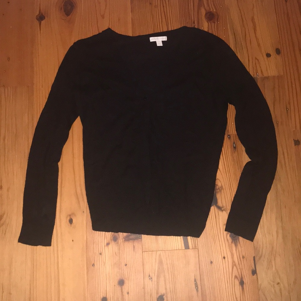 Black button down sweater - size M - VGUC
